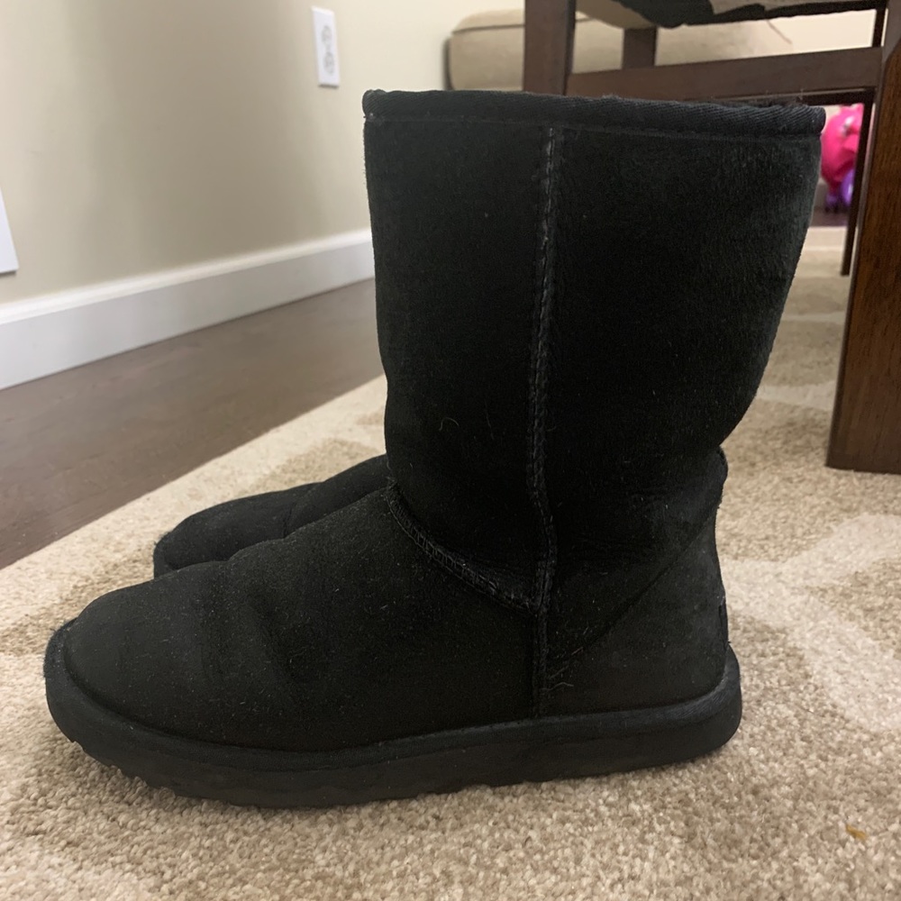 Classic Short Ugg Boots Black 7